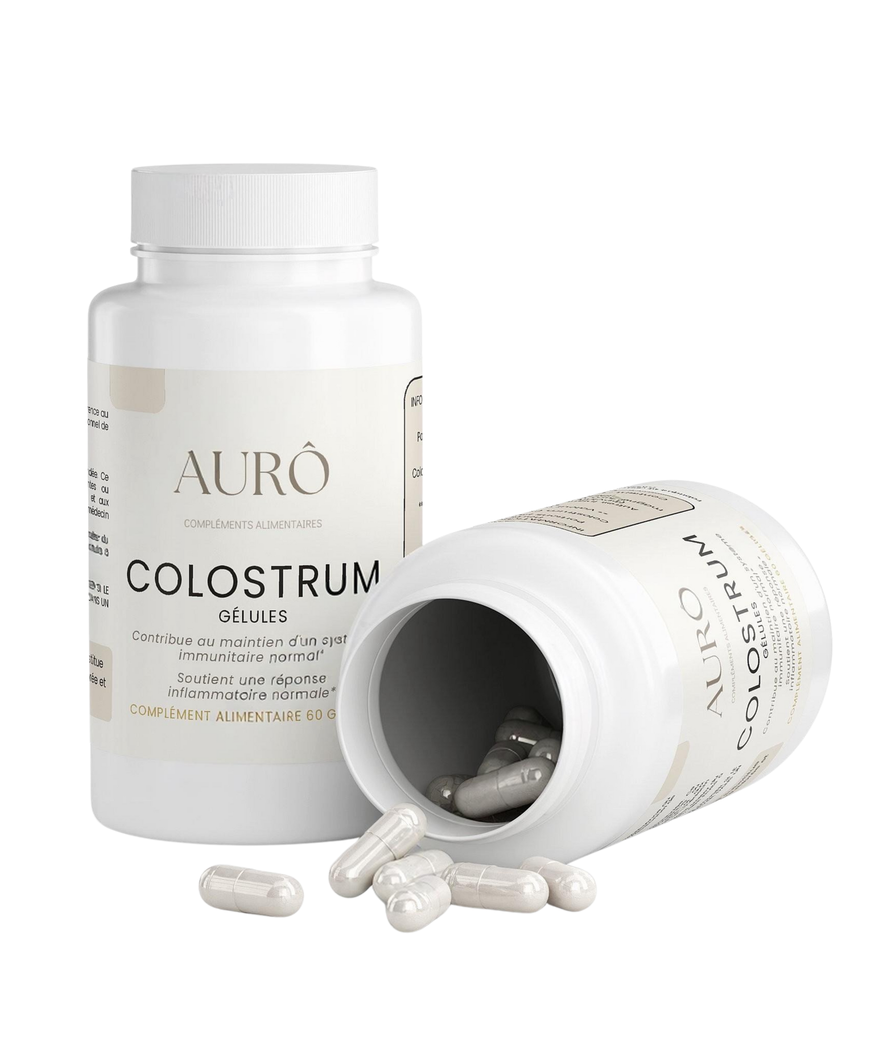 <p>Colostrum Bovin<br/><em>Premium AURÔ</em></p>